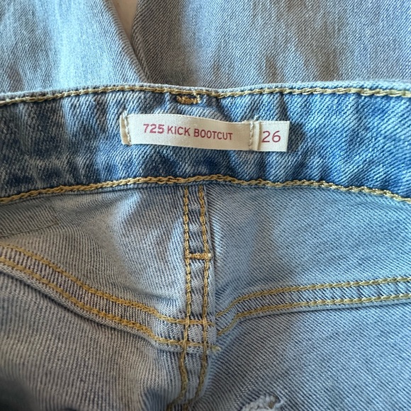 Levi's Blue Boot Cut Jeans - Picture 7 of 10